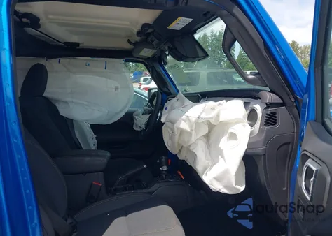 2025 Jeep Wrangler Sahara from USA, damaged, VIN 1C4PJXEN8SW589601